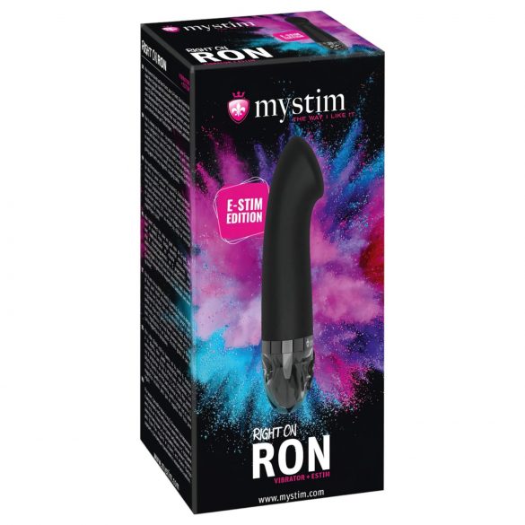 mystim Right on Ron - Elektro-G-Punkt Vibrator (Schwarz)