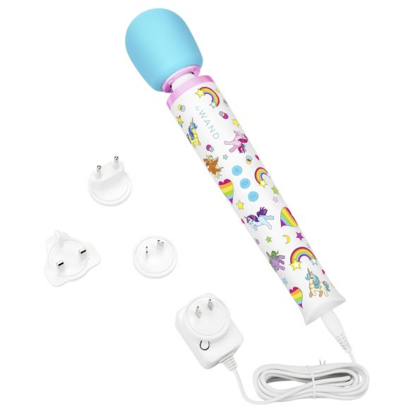 le Wand Unicorn - multifunktionales Massage-Vibrator-Set (Regenbogen)