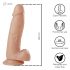 Desirel Titan - naturgetreuer Dildo mit Hoden (natur)