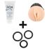 Handjob Starter-Set (Masturbator, Gleitmittel, Penisring)