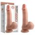 Dual Density - Naturgetreuer Dildo, haftend, realistisch, 18 cm