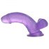 Lovetoy Jelly Studs - realistischer Dildo mit Basis - 15 cm (lila)