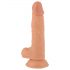 Herr Frech - Standfuß Dildo mit Hoden - 19cm (natur)