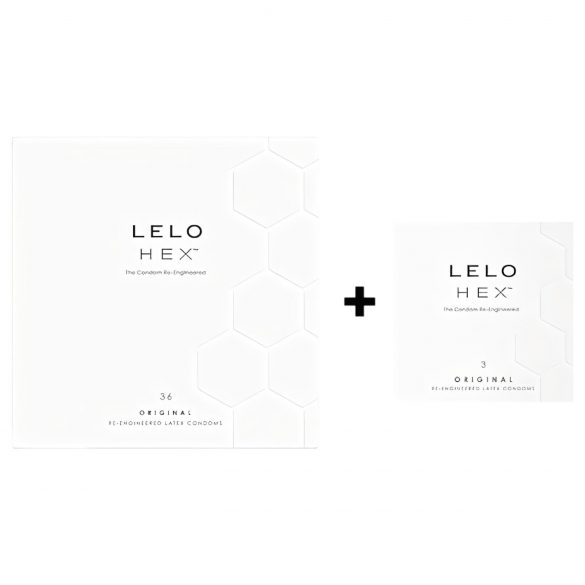 LELO Hex Original - Luxus Kondome Set (36+3 Stück)