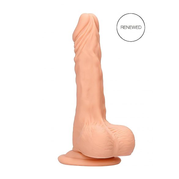 RealRock Dong 9 - realistischer Dildo mit Hoden (23cm) - Natur