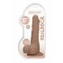 RealRock Dong 10 - Lebensechter Dildo mit Hoden (25cm) - Dunkler Naturton