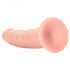 RealRock Slim - realistischer Dildo 15,5 cm (natur)