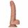 RealRock - Saugnapf Dildo mit Hoden - 15,5cm (dunkel)