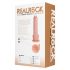 REALROCK - Stoßvibrator mit Saugnapf - Natur (20,5cm)