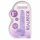 REALROCK - Realistischer Dildo Transparent Lila (15cm)