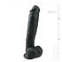 Easytoys - großer Saugnapf-Dildo (26,5cm) - schwarz