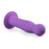 Easytoys - Wellenförmiger Dildo mit Saugfuß (Lila)