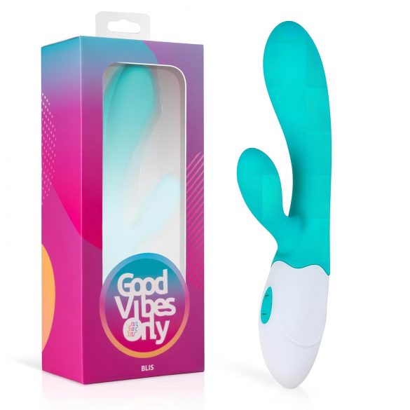 Good Vibes Only Blis Rabbit - Aufladbarer Vibrator mit Klitorisarm (türkis)