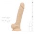 Real Fantasy Conrad - Saugnapf-Vibrator - 20 cm (Natur)