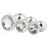 Gleaming Love - Anal-Plug-Set - Silber (3-teilig)