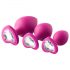 Flirts Anales Trainingskit - Plug-Set (3 Stk.) - Pink