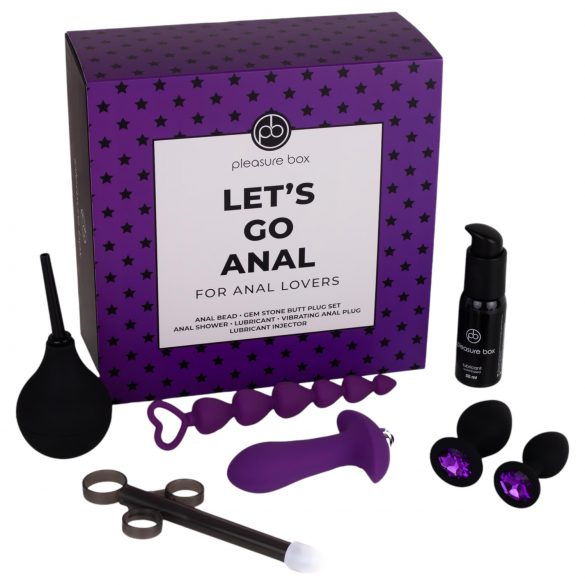 Pleasure Box Let's Go Anal - 7-teiliges Analkit