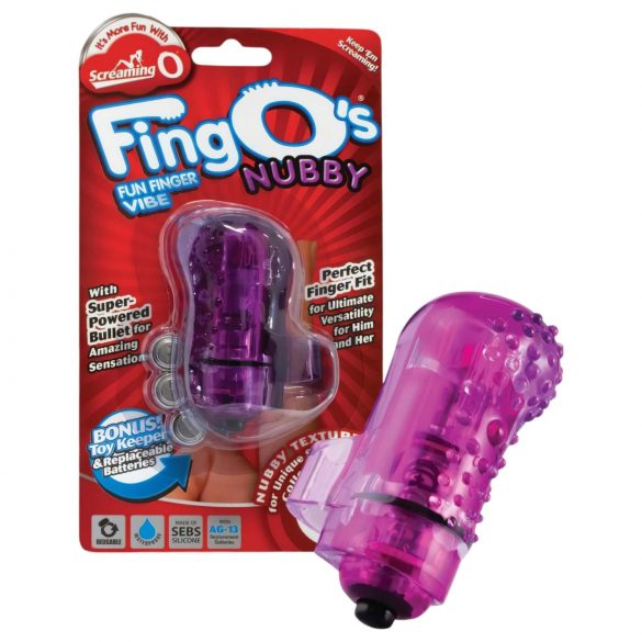 Screaming O Fingo's Nubby - Finger-Vibrator (Lila)