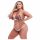 Baci Plus Size - Blumiges Spitzen-BH-Set